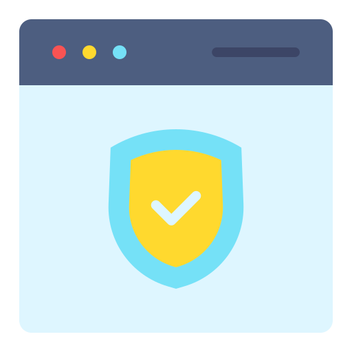Web protection Good Ware Flat icon