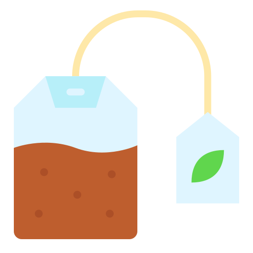 Tea bag Good Ware Flat icon