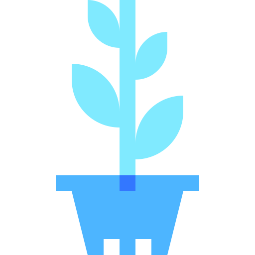 Plant pot Basic Sheer Flat icon