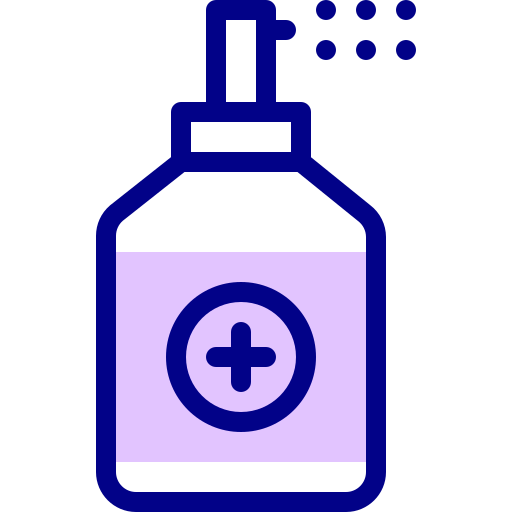 reinigungsspray Detailed Mixed Lineal color icon