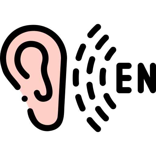 Listening Detailed Rounded Lineal color icon