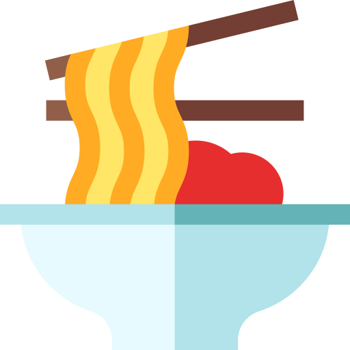 Noodle Basic Straight Flat icon