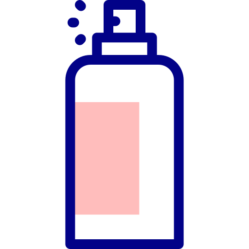 Spray Detailed Mixed Lineal color icon