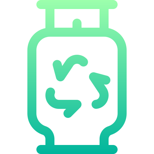 gas Basic Gradient Lineal color icono