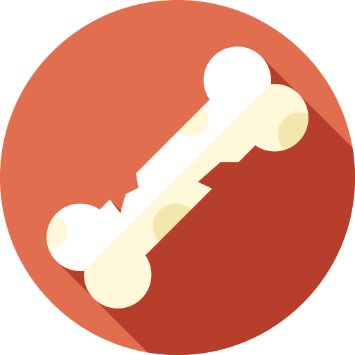 osteoporosis Flat Circular Flat icono