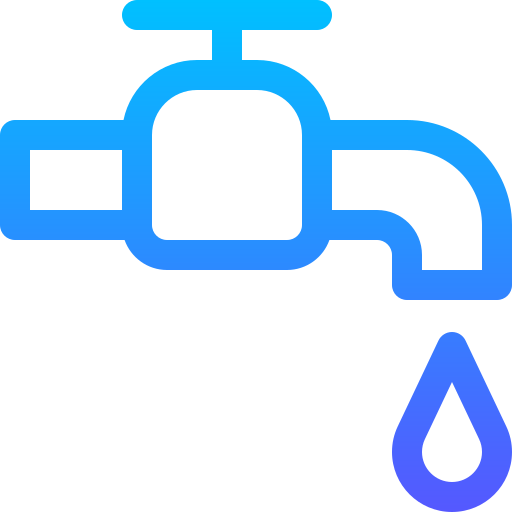 水を節約する Basic Gradient Lineal color icon