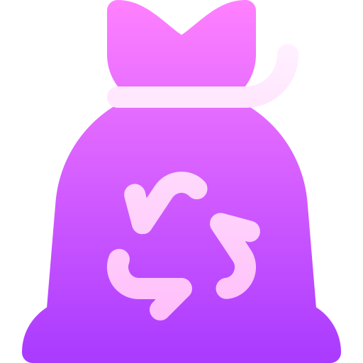 Garbage bag Basic Gradient Gradient icon