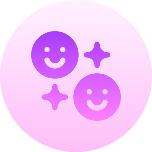 smiley Basic Gradient Circular icon