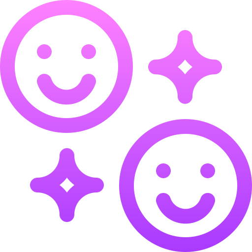 smiley Basic Gradient Lineal color icon