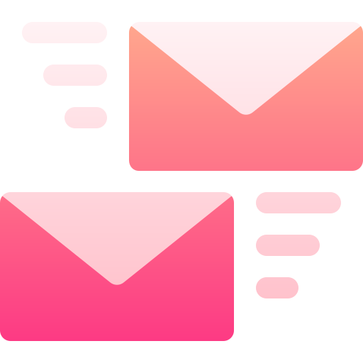 inviare una mail Basic Gradient Gradient icona