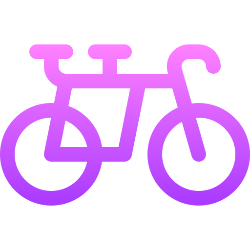 自転車 Basic Gradient Lineal color icon