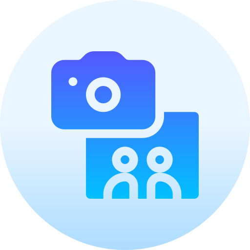 kamera Basic Gradient Circular icon