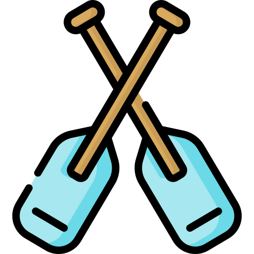 Oars Special Lineal color icon