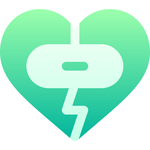 Broken heart Basic Gradient Gradient icon