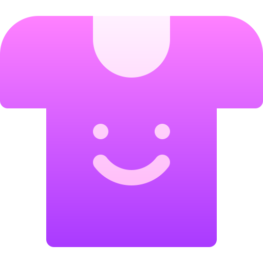 티셔츠 Basic Gradient Gradient icon