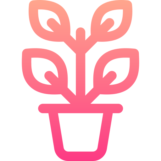 Rubber plant Basic Gradient Lineal color icon