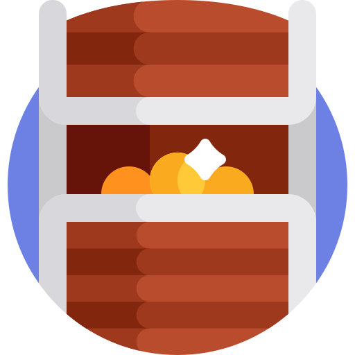 Chest Detailed Flat Circular Flat icon