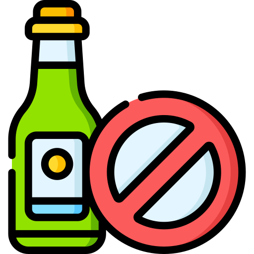 no alcohol Special Lineal color icono