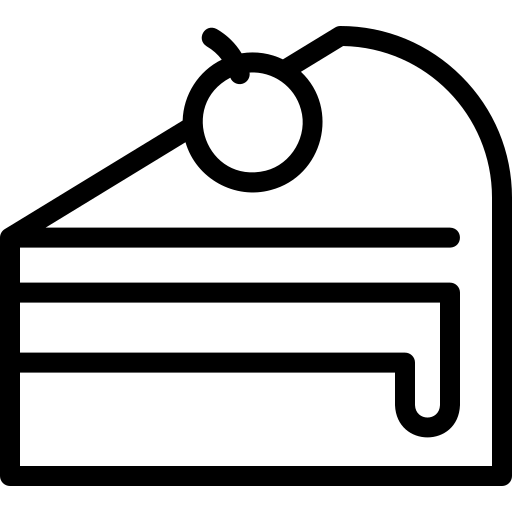 ciasto Detailed Mixed Lineal ikona