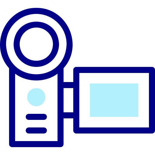 telecamera Detailed Mixed Lineal color icona