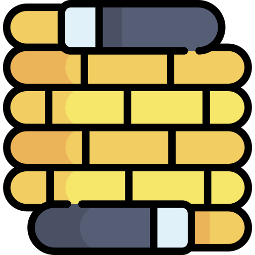 banda Kawaii Lineal color icono
