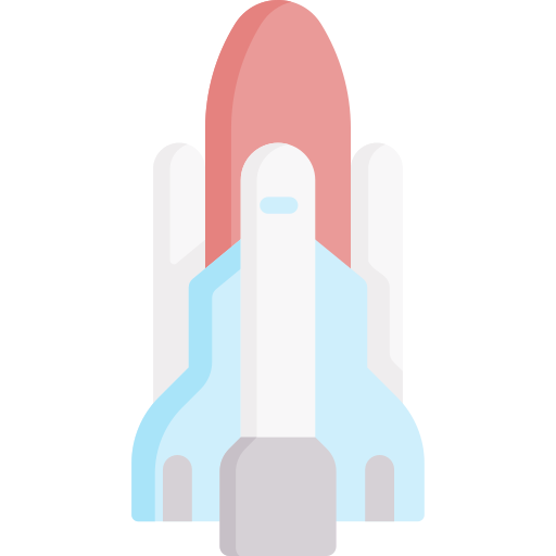 Space shuttle Special Flat icon