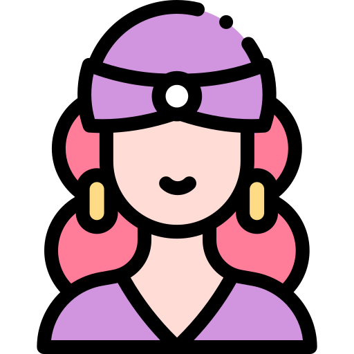 Fortune teller Detailed Rounded Lineal color icon