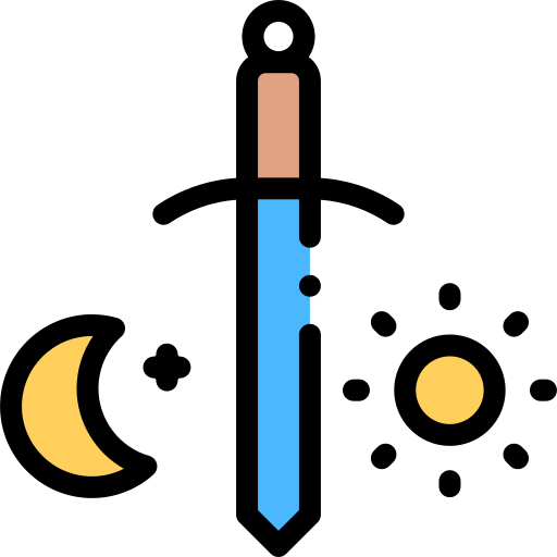 낮과 밤 Detailed Rounded Lineal color icon