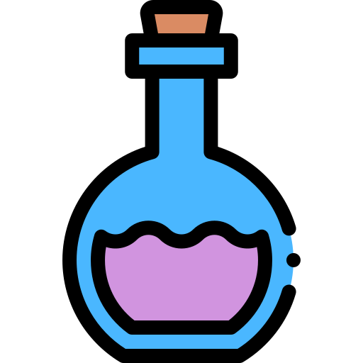 Potion Detailed Rounded Lineal color icon