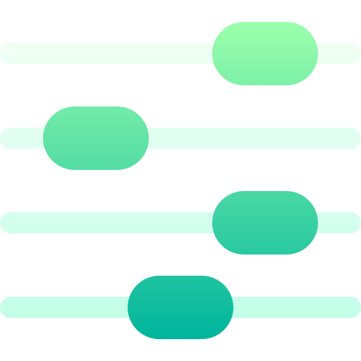 ajustes Basic Gradient Gradient icono