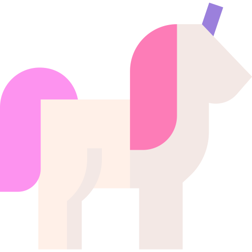 unicornio Basic Straight Flat icono