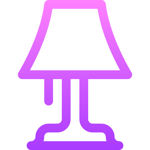 lámpara de mesa Basic Gradient Lineal color icono