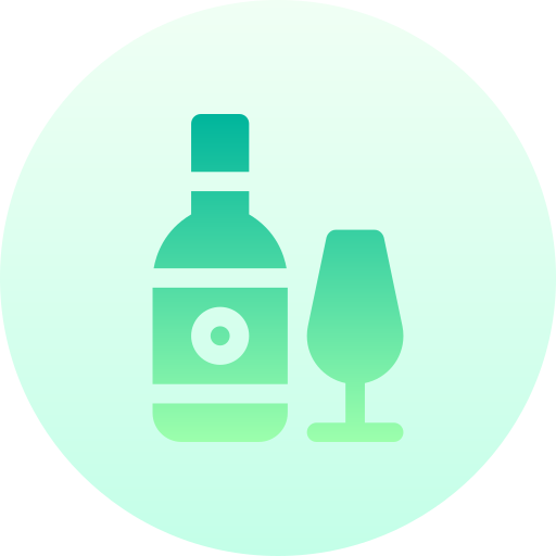 와인 Basic Gradient Circular icon