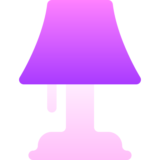 Table lamp Basic Gradient Gradient icon