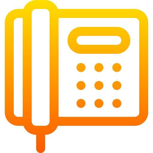 Телефон Basic Gradient Lineal color иконка
