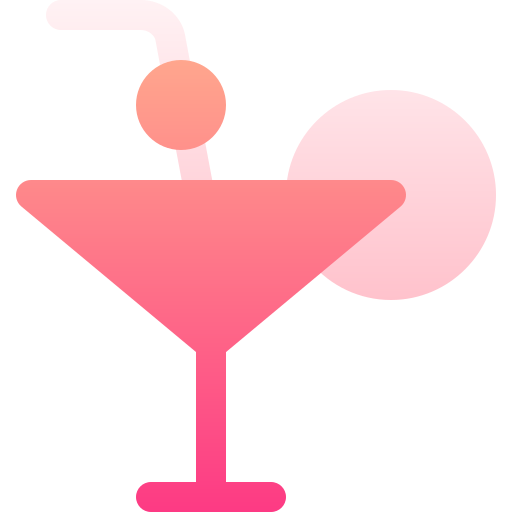 cocktail Basic Gradient Gradient icona