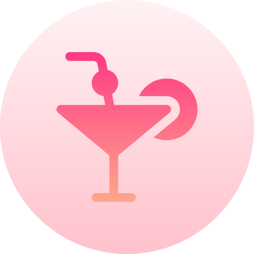 cocktail Basic Gradient Circular icoon
