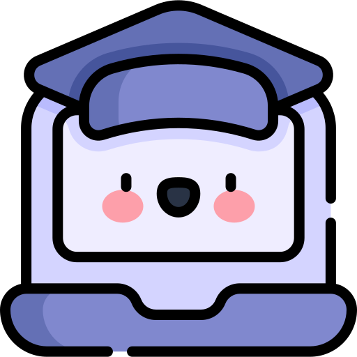 Online education Kawaii Lineal color icon