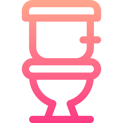 toilette Basic Gradient Lineal color icon