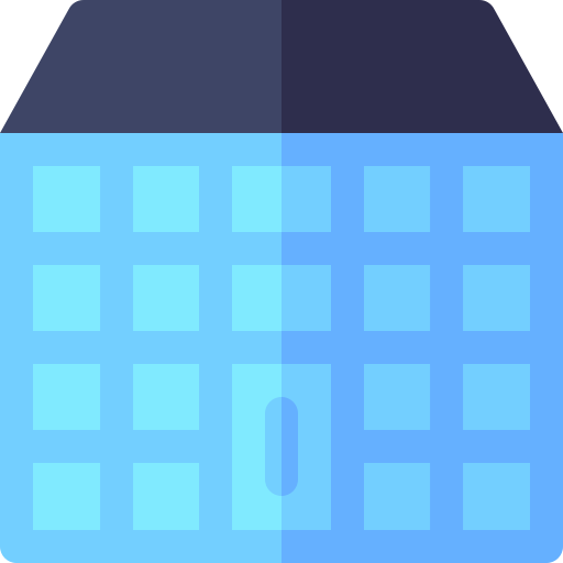 dom Basic Rounded Flat ikona