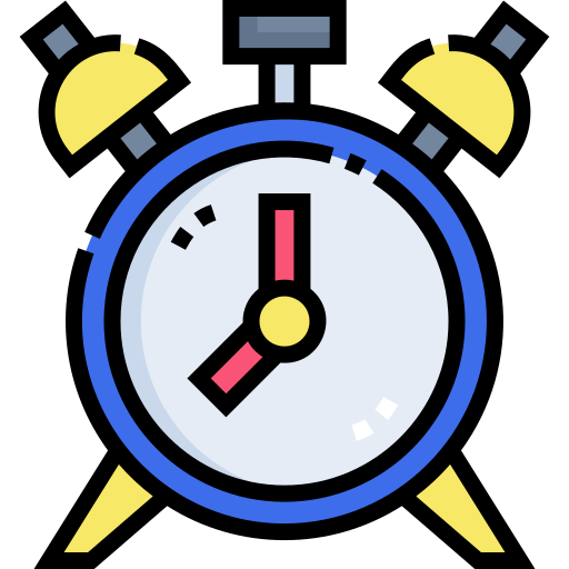 despertador Detailed Straight Lineal color icono
