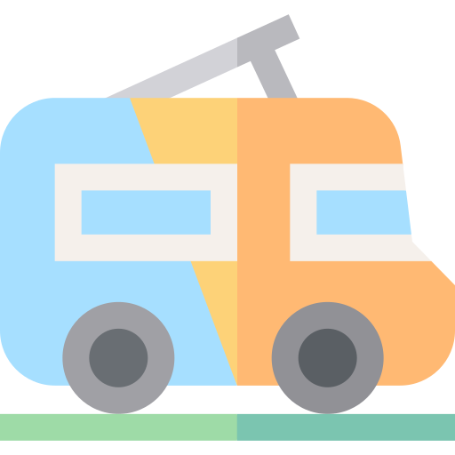 caravana Basic Straight Flat icono