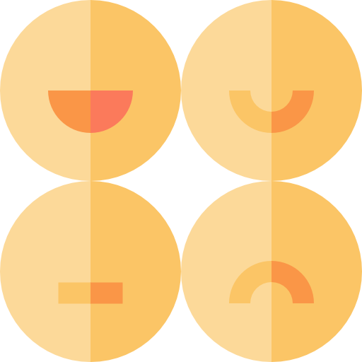 expresiones Basic Straight Flat icono