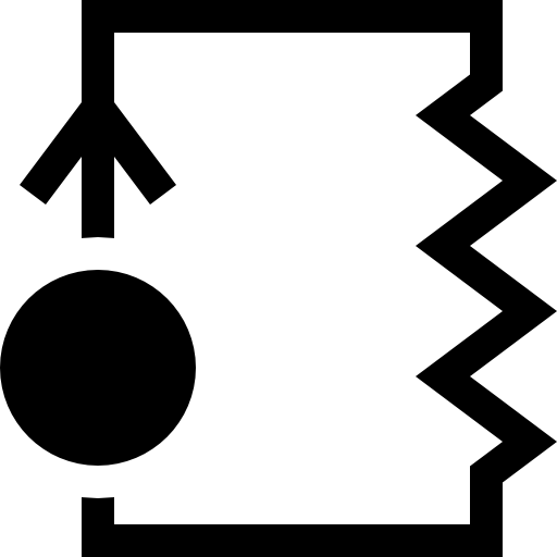 placa de circuito Basic Straight Filled icono