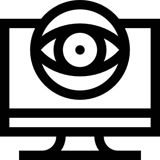 computadora Basic Straight Lineal icono
