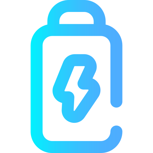 バッテリー Super Basic Omission Gradient icon