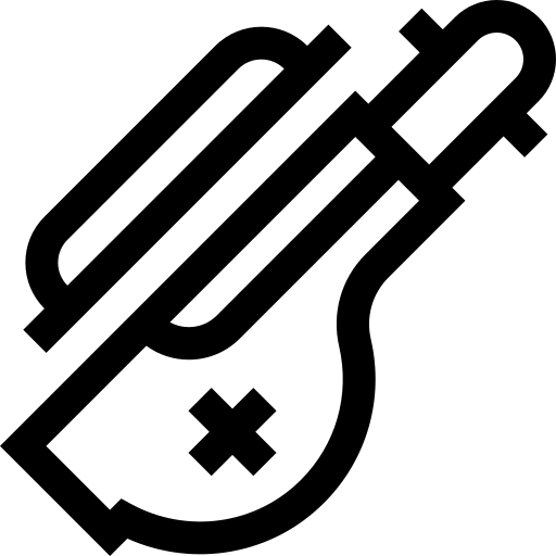 langspil Basic Straight Lineal Icône