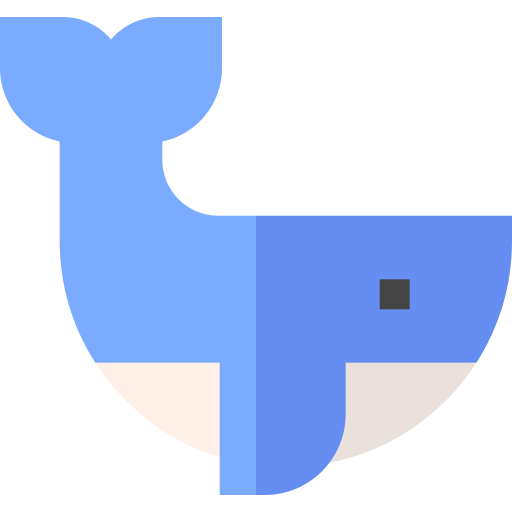 Whale Basic Straight Flat icon