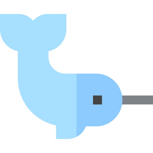 Narwhal Basic Straight Flat icon