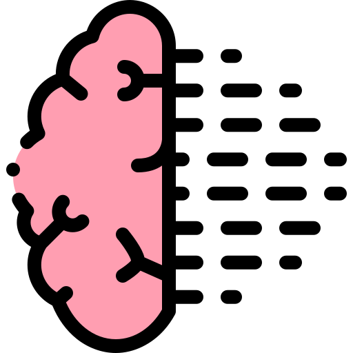 Головной мозг Detailed Rounded Lineal color иконка